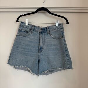 Abercrombie & Fitch Light Blue Jean Shorts